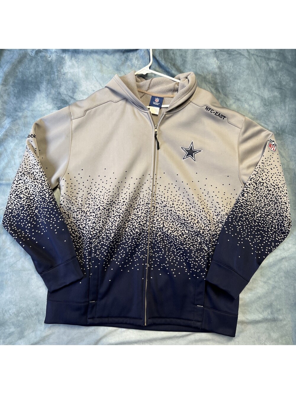 NFL Reebok On Field | Dallas Cowboys Full Zip Hoodie Jacket XL - 1196-2F